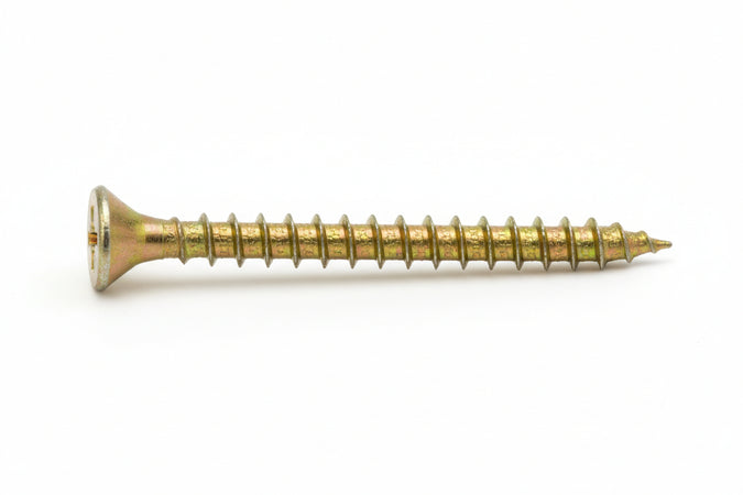 Vite Truciolare Tsp Cava Pz Interamente Filettata In Acciaio Ottonato- - Ø Mm.2,5X16 - 1000 Pezzi Ambrovit