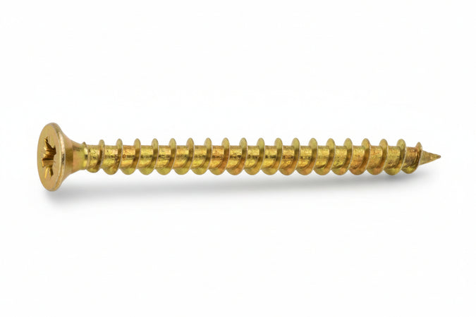 Vite Truciolare Tsp Cava Pz Interamente Filettata In Acciaio Ottonato- - Ø Mm.2,5X18 - 1000 Pezzi Ambrovit