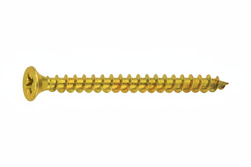 Vite Truciolare Tsp Cava Pz Interamente Filettata In Acciaio Ottonato- - Ø Mm.2,5X25 - 1000 Pezzi Ambrovit