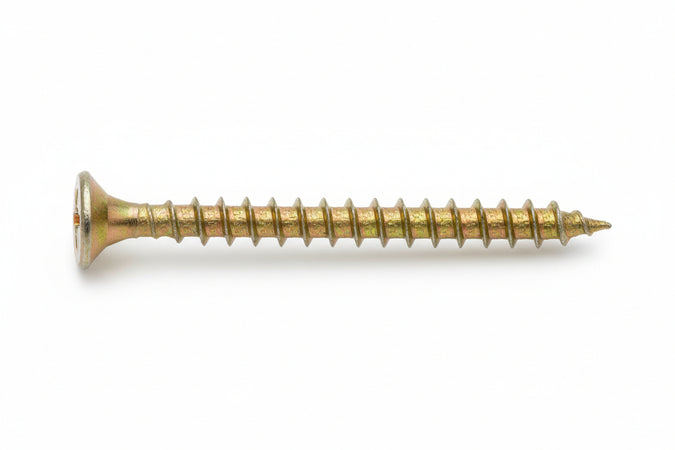 Vite Truciolare Tsp Cava Pz Interamente Filettata In Acciaio Ottonato- - Ø Mm.4,0X16 - 500 Pezzi Ambrovit