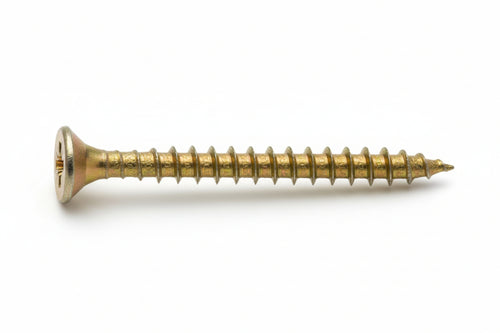 Vite Truciolare Tsp Cava Pz Interamente Filettata In Acciaio Ottonato- - Ø Mm.4,0X35 - 500 Pezzi Ambrovit
