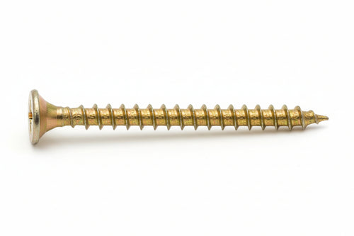 Vite Truciolare Tsp Cava Pz Interamente Filettata In Acciaio Ottonato- - Ø Mm.5,0X20 - 500 Pezzi Ambrovit