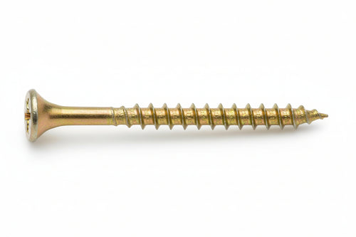 Vite Truciolare Tsp Cava Pz Interamente Filettata In Acciaio Ottonato- - Ø Mm.5,0X30 - 200 Pezzi Ambrovit