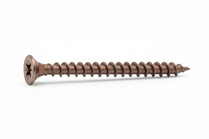 Vite Truciolare Tsp Cava Pz Interamente Filettata In Acciaio Bronzato- - Ø Mm.3,0X30 - 500 Pezzi Ambrovit