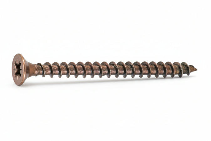 Vite Truciolare Tsp Cava Pz Interamente Filettata In Acciaio Bronzato- - Ø Mm.3,0X35 - 500 Pezzi Ambrovit