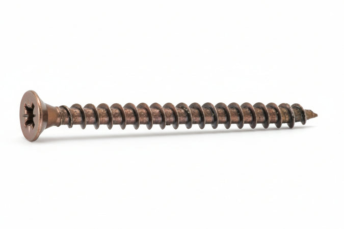 Vite Truciolare Tsp Cava Pz Interamente Filettata In Acciaio Bronzato- - Ø Mm.3,0X45 - 500 Pezzi Ambrovit