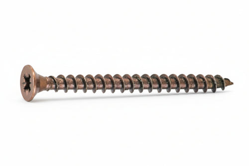 Vite Truciolare Tsp Cava Pz Interamente Filettata In Acciaio Bronzato- - Ø Mm.3,5X30 - 500 Pezzi Ambrovit