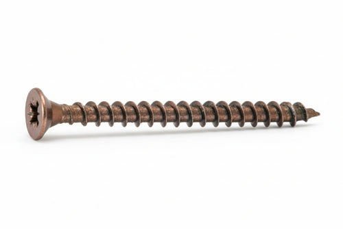 Vite Truciolare Tsp Cava Pz Interamente Filettata In Acciaio Bronzato- - Ø Mm.3,5X35 - 500 Pezzi Ambrovit