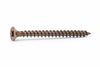 Vite Truciolare Tsp Cava Pz Interamente Filettata In Acciaio Bronzato- - Ø Mm.3,5X40 - 500 Pezzi Ambrovit