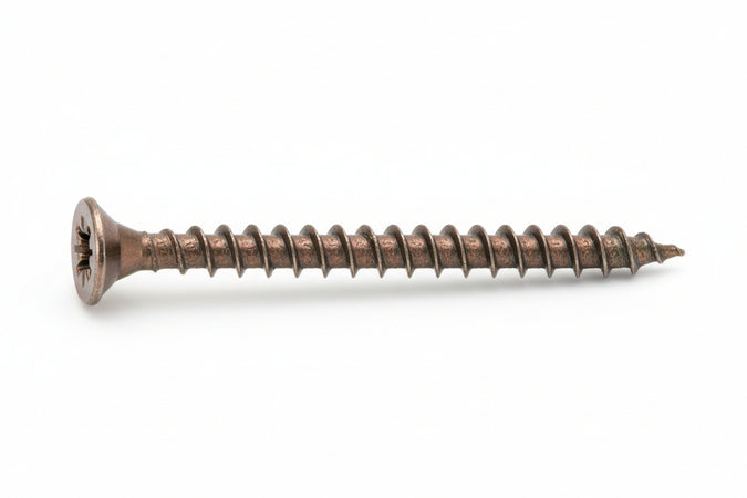 Vite Truciolare Tsp Cava Pz Interamente Filettata In Acciaio Bronzato- - Ø Mm.4,0X25 - 500 Pezzi Ambrovit