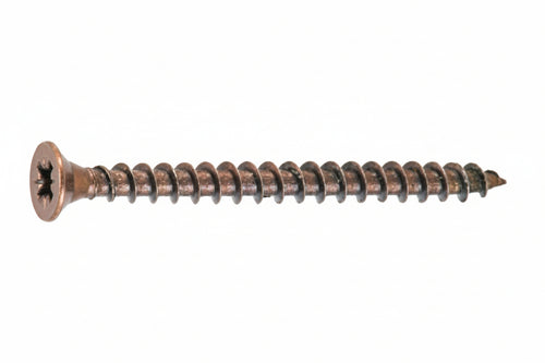 Vite Truciolare Tsp Cava Pz Interamente Filettata In Acciaio Bronzato- - Ø Mm.4,0X35 - 500 Pezzi Ambrovit