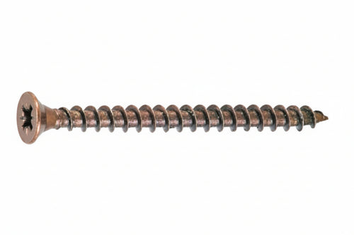 Vite Truciolare Tsp Cava Pz Interamente Filettata In Acciaio Bronzato- - Ø Mm.4,0X40 - 500 Pezzi Ambrovit