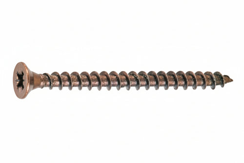 Vite Truciolare Tsp Cava Pz Interamente Filettata In Acciaio Bronzato- - Ø Mm.4,5X20 - 500 Pezzi Ambrovit