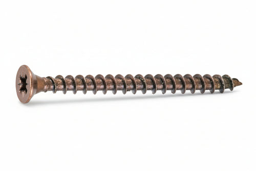 Vite Truciolare Tsp Cava Pz Interamente Filettata In Acciaio Bronzato- - Ø Mm.4,5X25 - 500 Pezzi Ambrovit