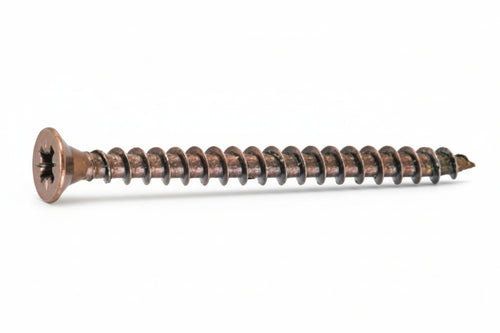 Vite Truciolare Tsp Cava Pz Interamente Filettata In Acciaio Bronzato- - Ø Mm.4,5X30 - 500 Pezzi Ambrovit