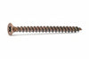 Vite Truciolare Tsp Cava Pz Interamente Filettata In Acciaio Bronzato- - Ø Mm.4,5X40 - 200 Pezzi Ambrovit