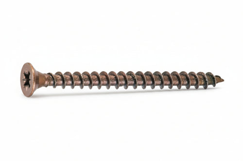 Vite Truciolare Tsp Cava Pz Interamente Filettata In Acciaio Bronzato- - Ø Mm.4,5X40 - 200 Pezzi Ambrovit