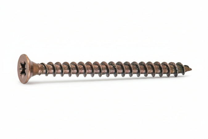 Vite Truciolare Tsp Cava Pz Interamente Filettata In Acciaio Bronzato- - Ø Mm.4,5X40 - 200 Pezzi Ambrovit