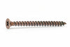 Vite Truciolare Tsp Cava Pz Interamente Filettata In Acciaio Bronzato- - Ø Mm.4,5X45 - 200 Pezzi Ambrovit
