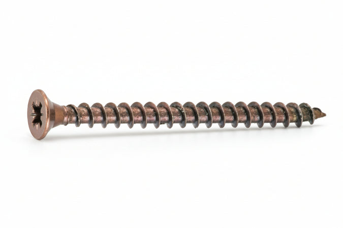 Vite Truciolare Tsp Cava Pz Interamente Filettata In Acciaio Bronzato- - Ø Mm.4,5X45 - 200 Pezzi Ambrovit