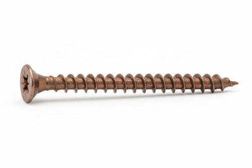 Vite Truciolare Tsp Cava Pz Interamente Filettata In Acciaio Bronzato- - Ø Mm.4,5X50 - 200 Pezzi Ambrovit