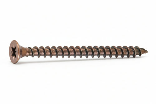 Vite Truciolare Tsp Cava Pz Interamente Filettata In Acciaio Bronzato- - Ø Mm.4,5X60 - 200 Pezzi Ambrovit