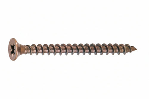 Vite Truciolare Tsp Cava Pz Interamente Filettata In Acciaio Bronzato- - Ø Mm.5,0X20 - 500 Pezzi Ambrovit