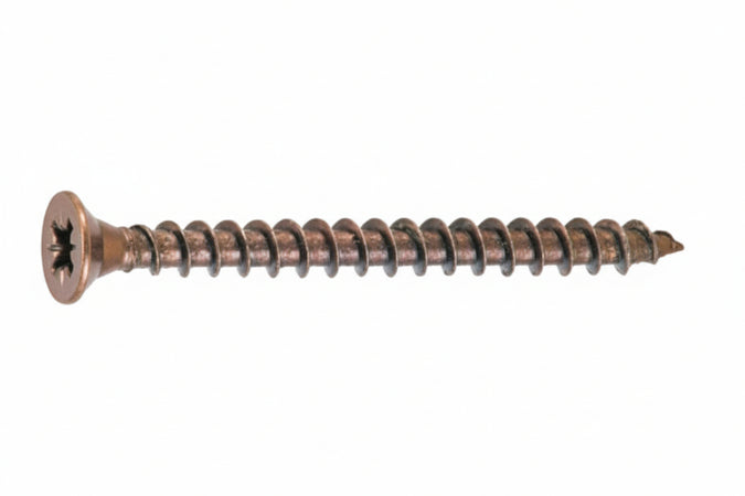 Vite Truciolare Tsp Cava Pz Interamente Filettata In Acciaio Bronzato- - Ø Mm.5,0X20 - 500 Pezzi Ambrovit