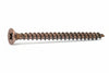 Vite Truciolare Tsp Cava Pz Interamente Filettata In Acciaio Bronzato- - Ø Mm.5,0X25 - 500 Pezzi Ambrovit