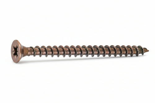 Vite Truciolare Tsp Cava Pz Interamente Filettata In Acciaio Bronzato- - Ø Mm.5,0X25 - 500 Pezzi Ambrovit