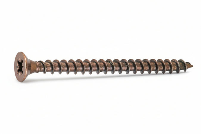 Vite Truciolare Tsp Cava Pz Interamente Filettata In Acciaio Bronzato- - Ø Mm.5,0X25 - 500 Pezzi Ambrovit