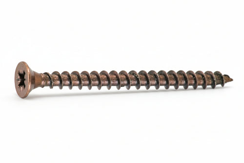 Vite Truciolare Tsp Cava Pz Interamente Filettata In Acciaio Bronzato- - Ø Mm.5,0X40 - 200 Pezzi Ambrovit