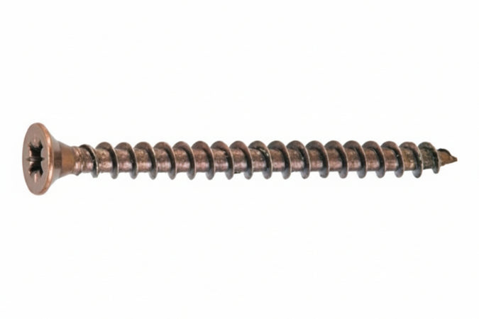 Vite Truciolare Tsp Cava Pz Interamente Filettata In Acciaio Bronzato- - Ø Mm.5,0X45 - 200 Pezzi Ambrovit