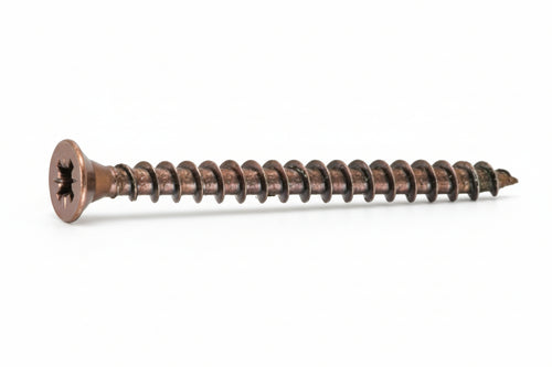 Vite Truciolare Tsp Cava Pz Interamente Filettata In Acciaio Bronzato- - Ø Mm.5,0X50 - 200 Pezzi Ambrovit