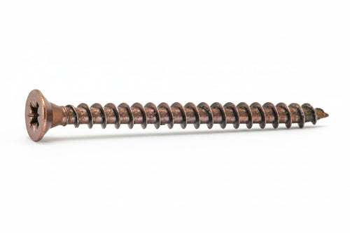 Vite Truciolare Tsp Cava Pz Interamente Filettata In Acciaio Bronzato- - Ø Mm.6,0X40 - 200 Pezzi Ambrovit