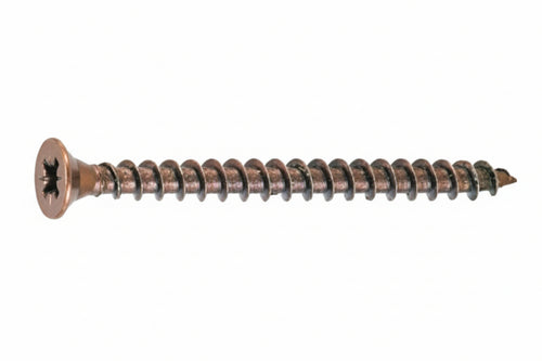 Vite Truciolare Tsp Cava Pz Interamente Filettata In Acciaio Bronzato- - Ø Mm.6,0X50 - 200 Pezzi Ambrovit