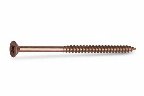 Vite Truciolare Tsp Cava Pz Parzialmente Filettata In Acciaio Bronzato- - Ø Mm.4,0X60 - 200 Pezzi Ambrovit