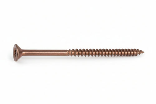 Vite Truciolare Tsp Cava Pz Parzialmente Filettata In Acciaio Bronzato- - Ø Mm.4,5X80 - 200 Pezzi Ambrovit