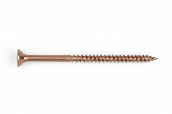 Vite Truciolare Tsp Cava Pz Parzialmente Filettata In Acciaio Bronzato- - Ø Mm.6,0X70 - 200 Pezzi Ambrovit