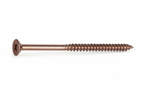 Vite Truciolare Tsp Cava Pz Parzialmente Filettata In Acciaio Bronzato- - Ø Mm.6,0X90 - 100 Pezzi Ambrovit