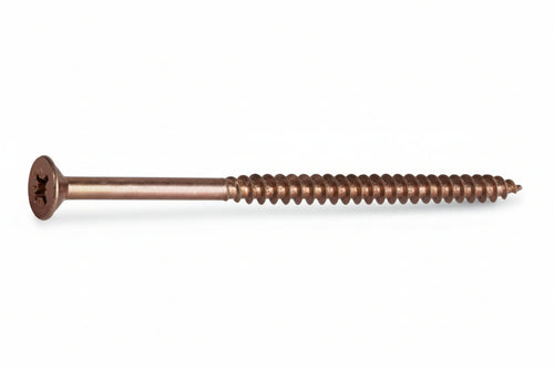 Vite Truciolare Tsp Cava Pz Parzialmente Filettata In Acciaio Bronzato- - Ø Mm.6,0X180 - 100 Pezzi Ambrovit