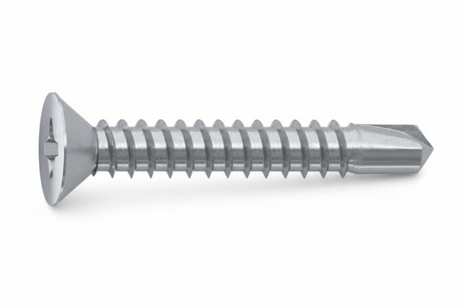 Vite Autoperforante Tsp Cava Ph In Acciaio Zincato Bianco- - Ø Mm.3,9X16 - 1000 Pezzi Ambrovit