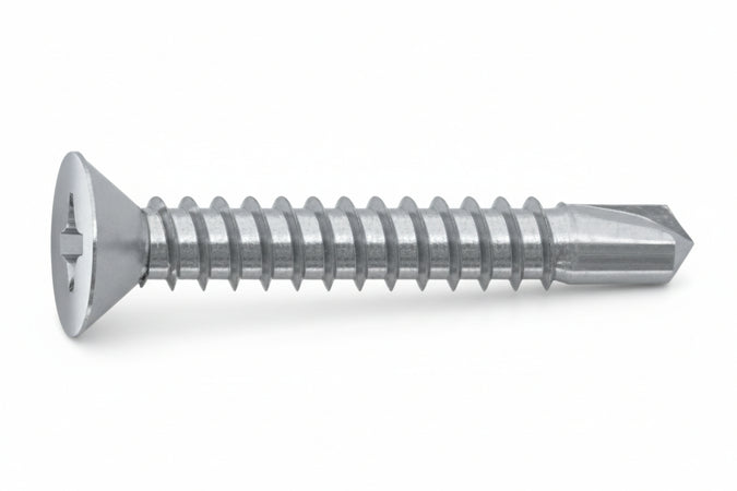 Vite Autoperforante Tsp Cava Ph In Acciaio Zincato Bianco- - Ø Mm.3,9X19 - 1000 Pezzi Ambrovit