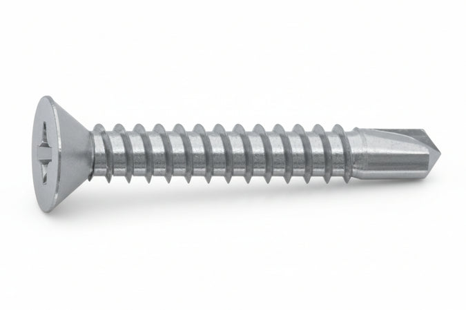 Vite Autoperforante Tsp Cava Ph In Acciaio Zincato Bianco- - Ø Mm.3,9X38 - 500 Pezzi Ambrovit