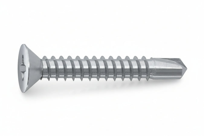 Vite Autoperforante Tsp Cava Ph In Acciaio Zincato Bianco- - Ø Mm.4,2X22 - 1000 Pezzi Ambrovit