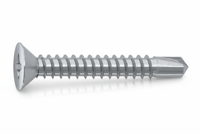 Vite Autoperforante Tsp Cava Ph In Acciaio Zincato Bianco- - Ø Mm.4,8X22 - 500 Pezzi Ambrovit