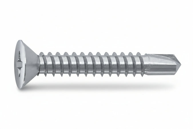 Vite Autoperforante Tsp Cava Ph In Acciaio Zincato Bianco- - Ø Mm.4,8X45 - 200 Pezzi Ambrovit