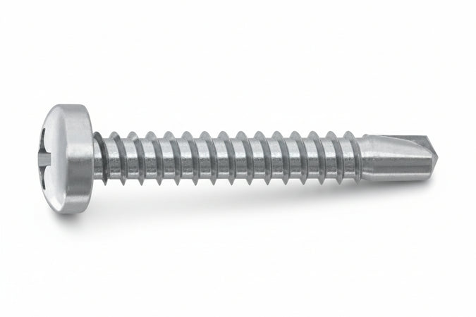 Vite Autoperforante Tc Cava Ph In Acciaio Zincato Bianco- - Ø Mm.3,5X9,5 - 1000 Pezzi Ambrovit