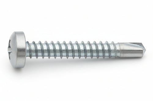 Vite Autoperforante Tc Cava Ph In Acciaio Zincato Bianco- - Ø Mm.3,9X16 - 1000 Pezzi Ambrovit
