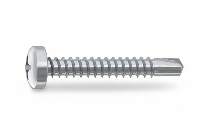 Vite Autoperforante Tc Cava Ph In Acciaio Zincato Bianco- - Ø Mm.3,9X22 - 1000 Pezzi Ambrovit